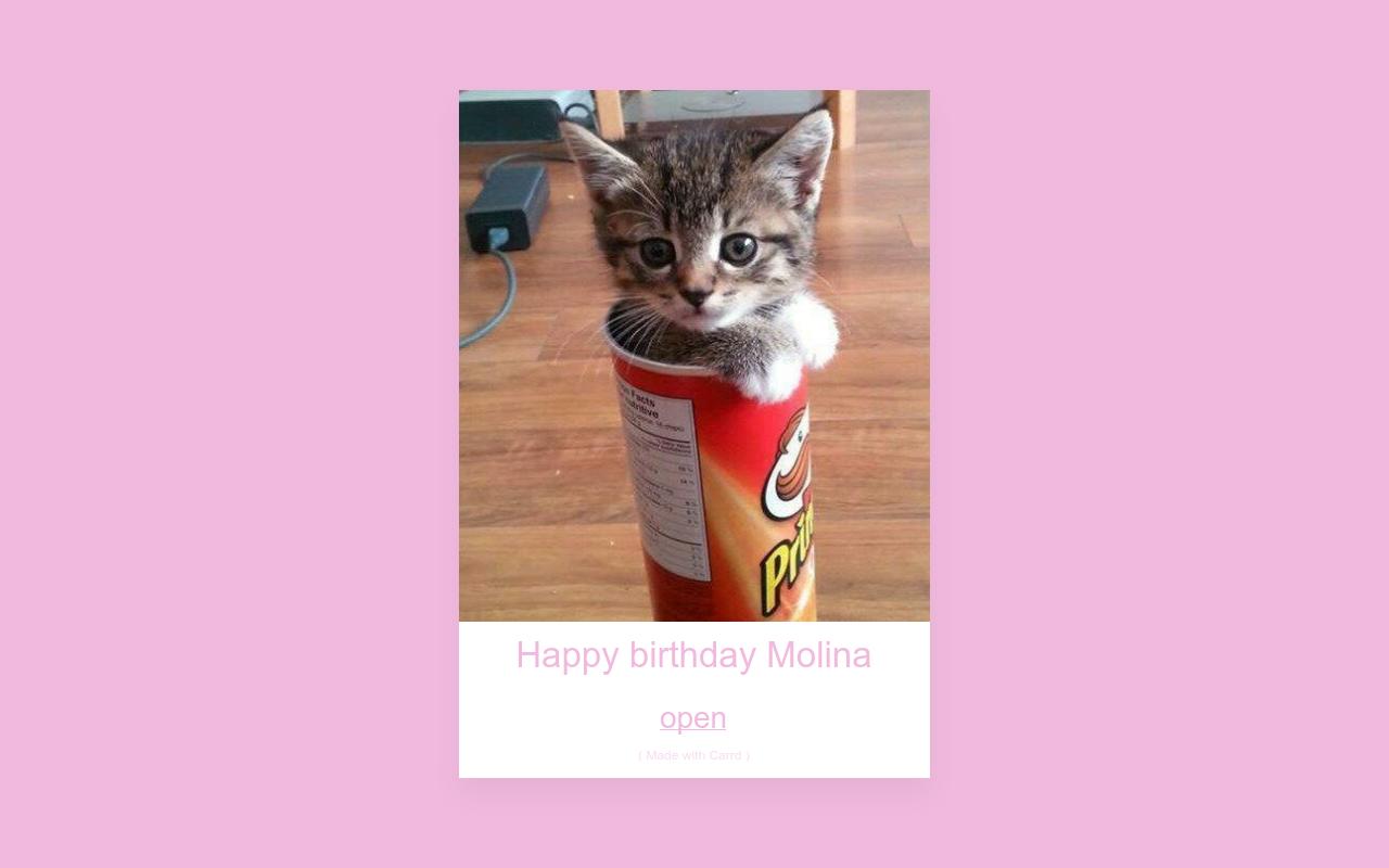 Carrd profile picture for @molina